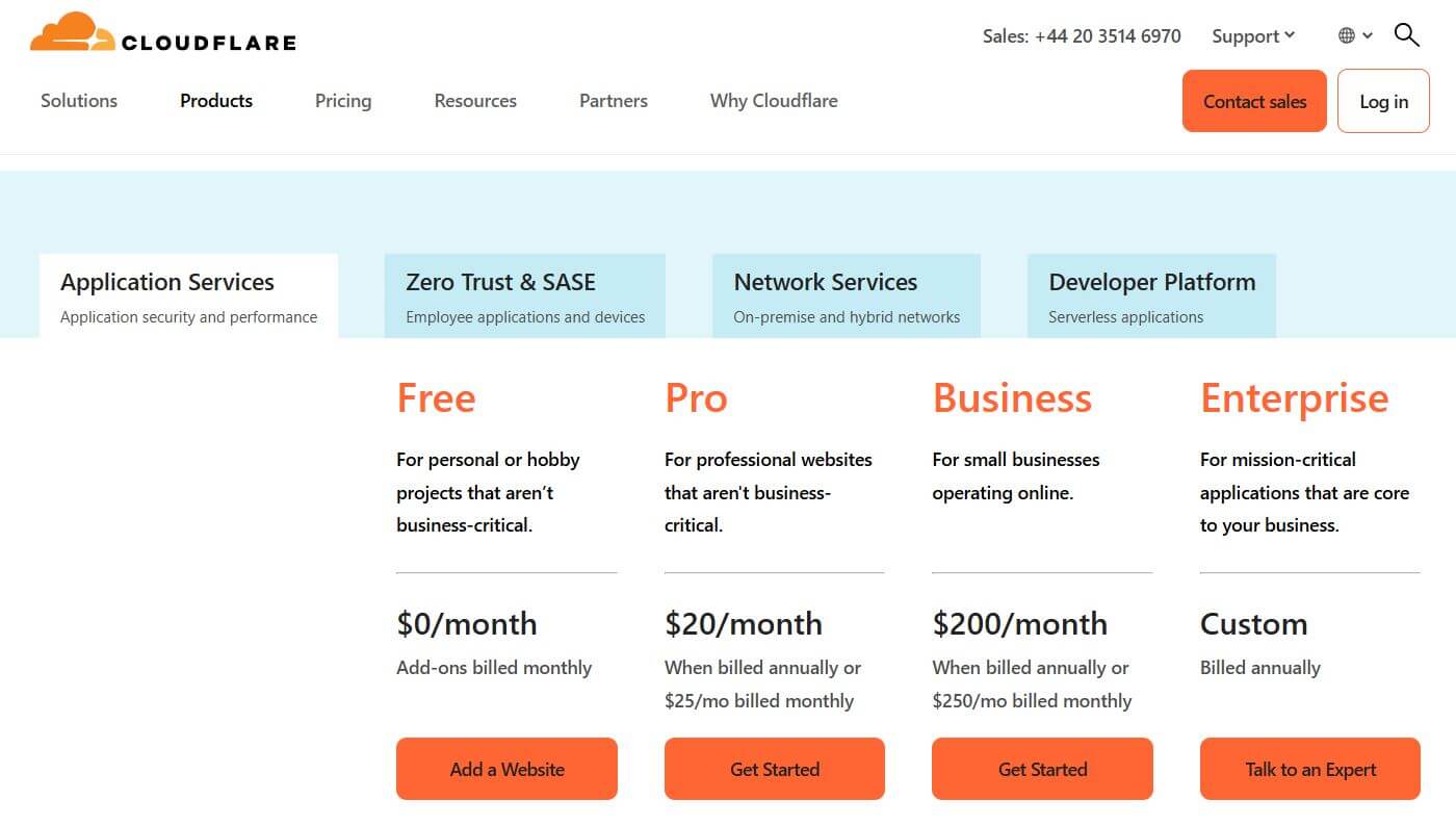 Claudflare pricing on February 12, 2025