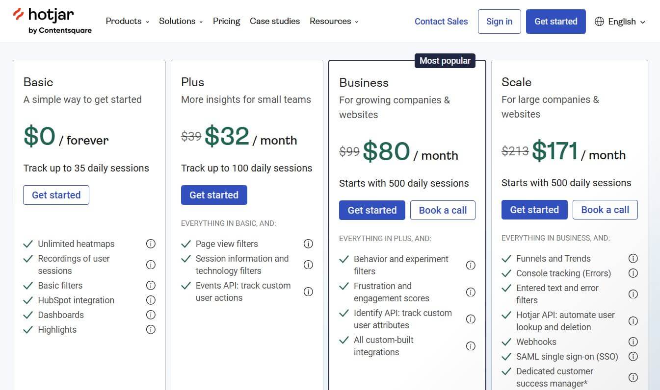 Hotjar Pricing Changes - PriceTimeline