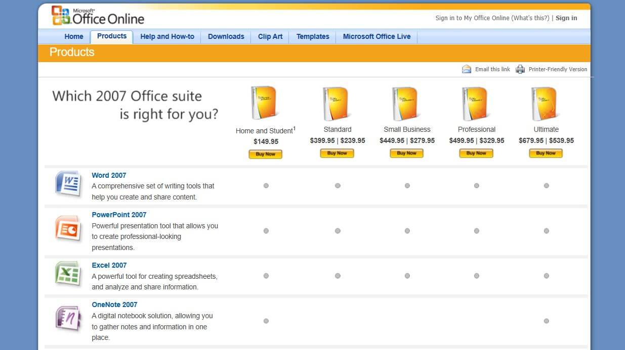 Microsoft 365 pricing on February 25, 2010