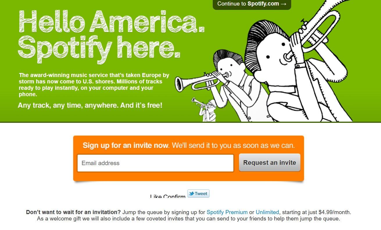 Spotify Premium pricing on July 29, 2011