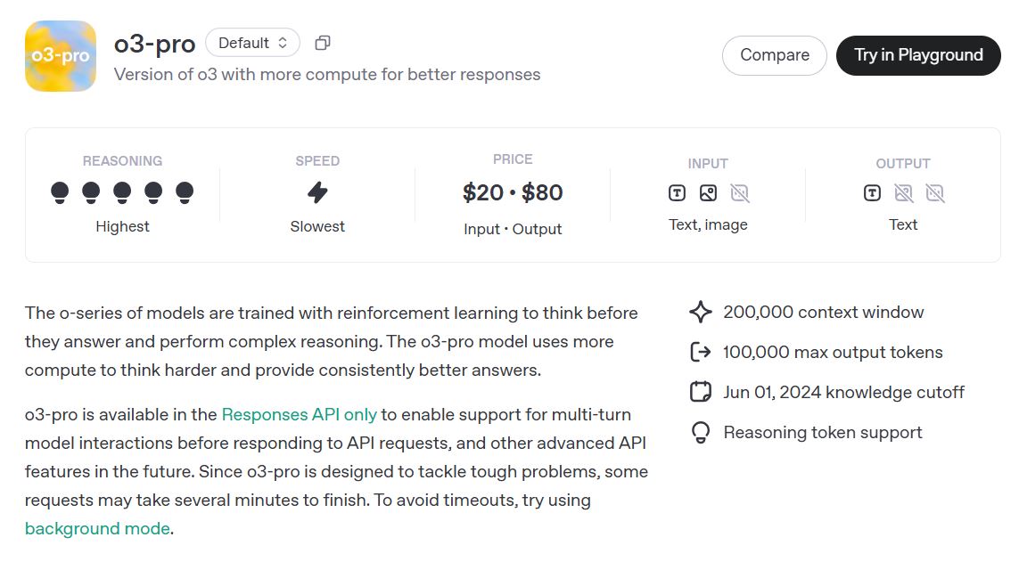 OpenAI Update on o3-Pro Pricing