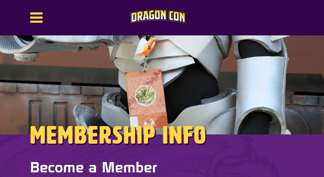 Dragon Con Membership pricing on June 2, 2025