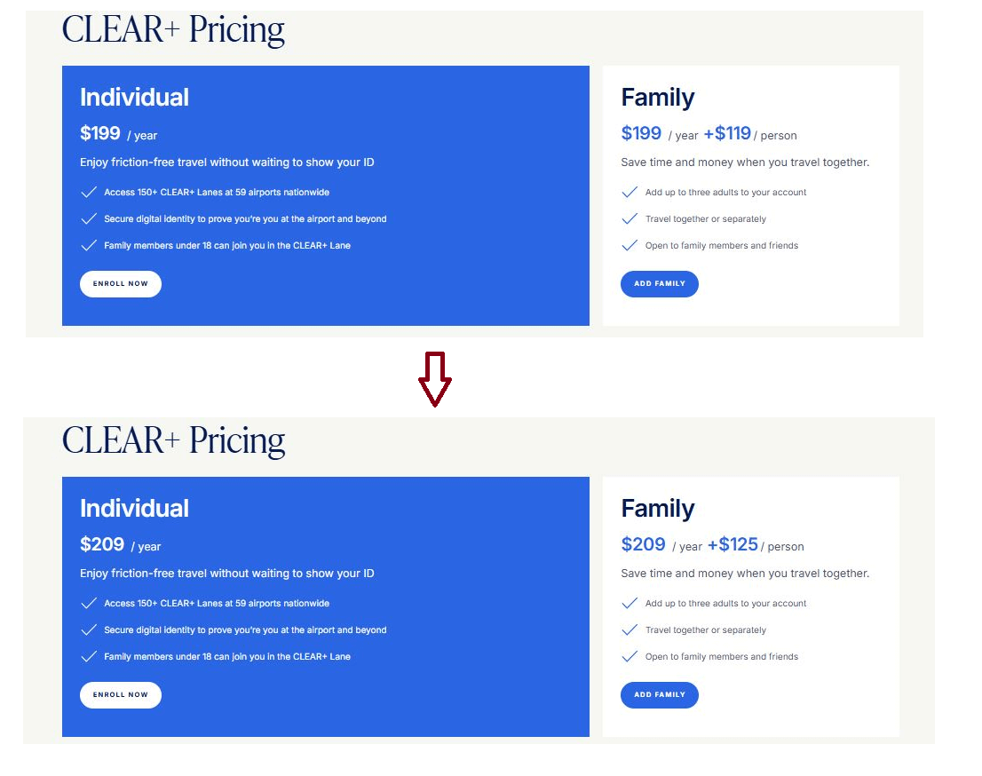 Clear Plus Update on Membership Price Increase in July