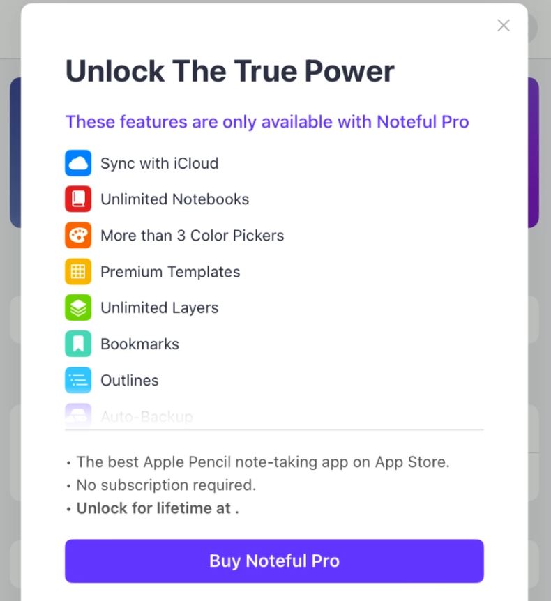 Noteful pricing on June 12, 2025