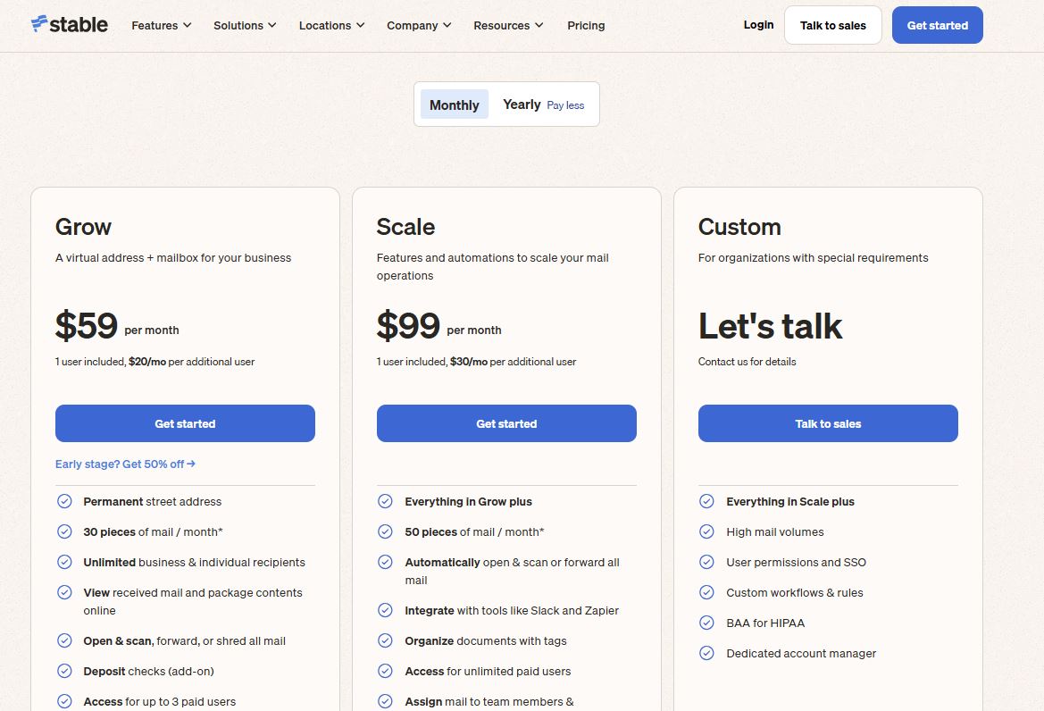 Stable pricing on October 8, 2025