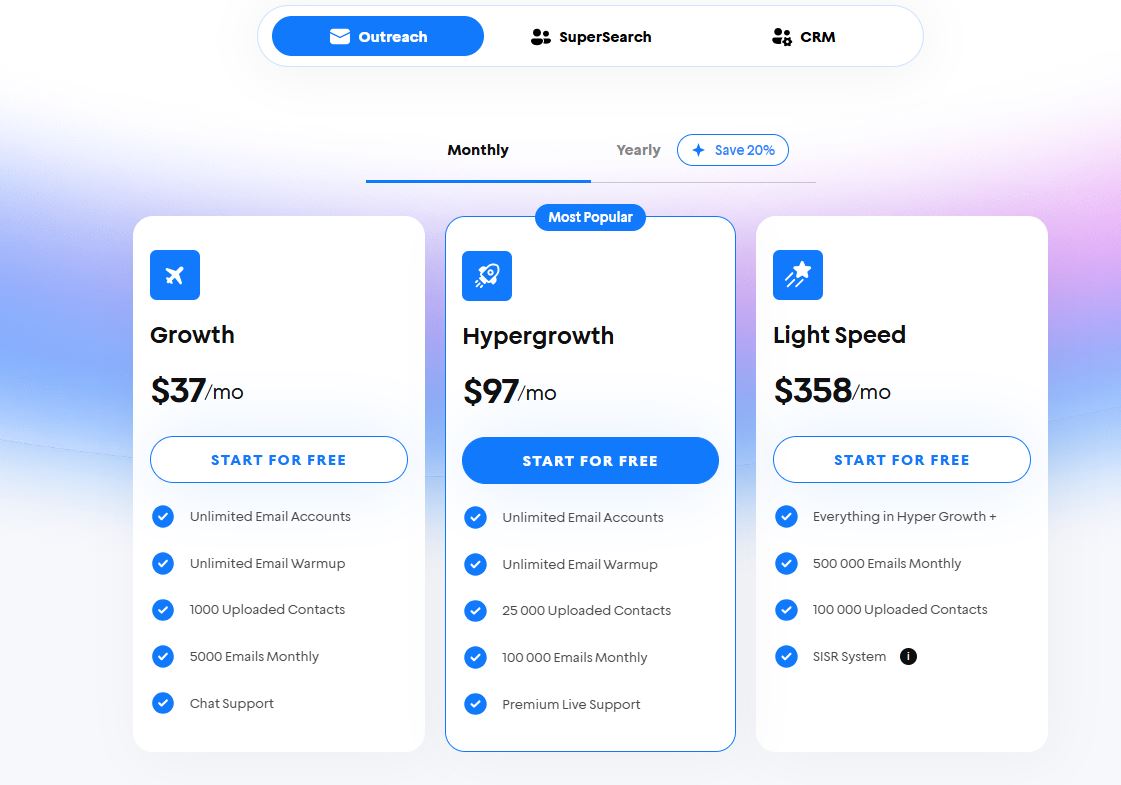 Instantly pricing on December 17, 2025