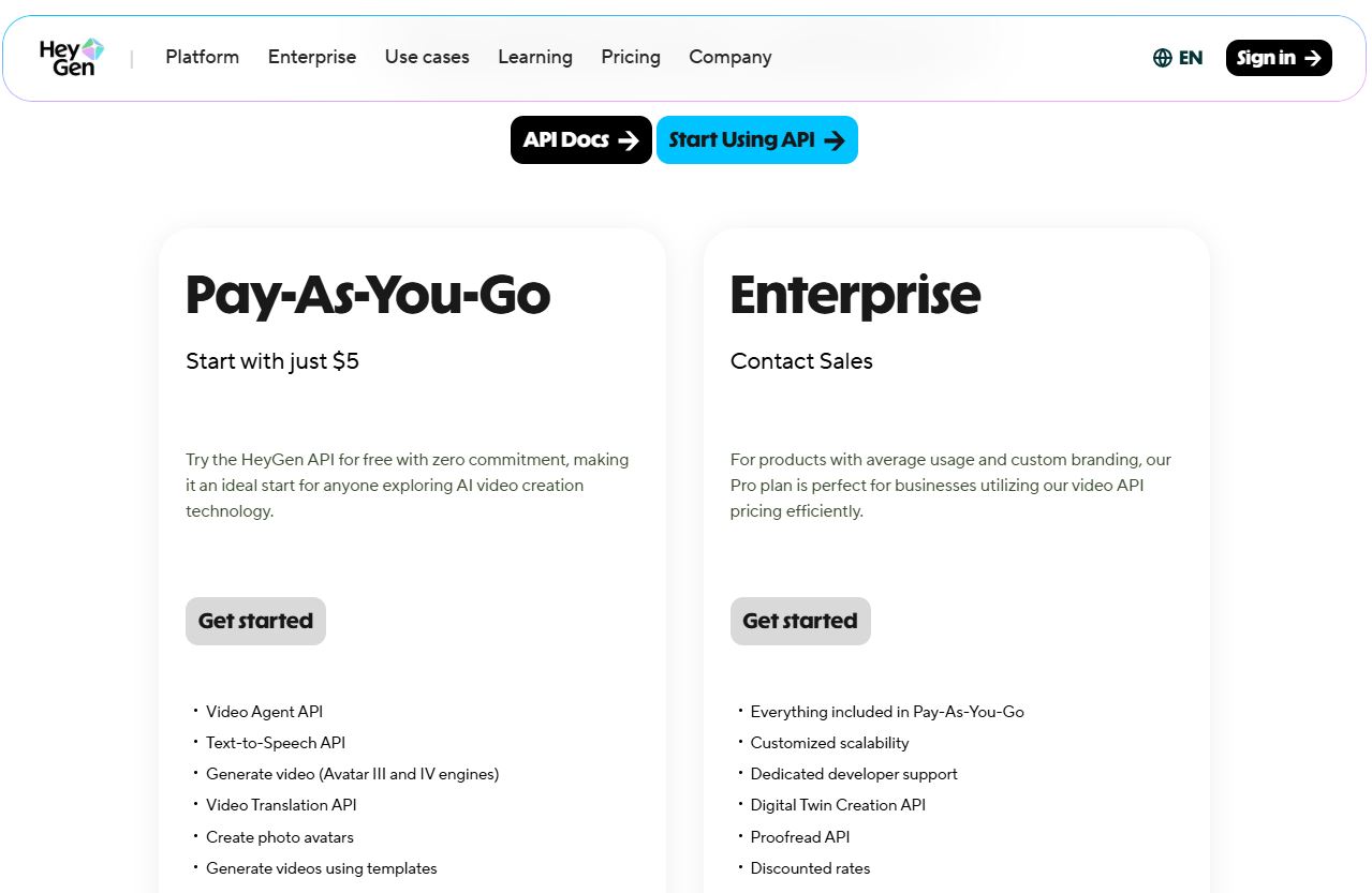 HeyGen pricing on March 13, 2026
