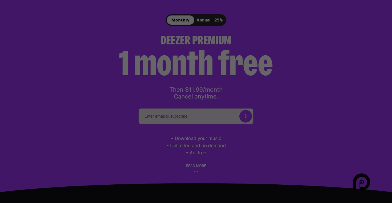 Deezer Premium pricing on February 12, 2025
